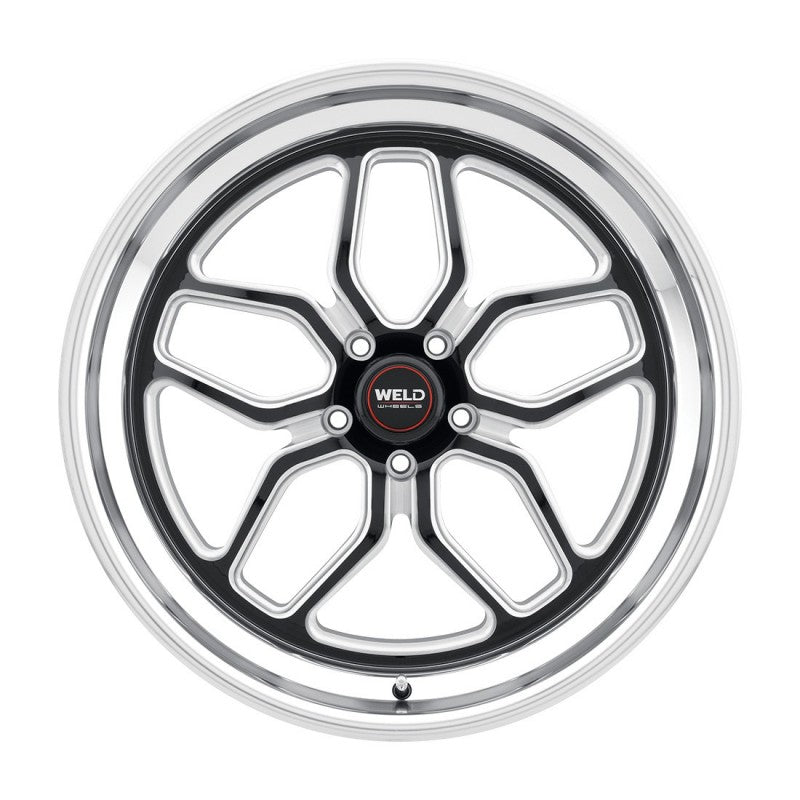 19x11 Weld Laguna Gloss Black W/ Milled Spoke 5x120.65 ET70 BS8.75