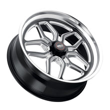 Load image into Gallery viewer, 18x10.5 Weld Laguna Drag Gloss Black w/ Milled Spoke 5x120.65 ET65 BS8.25