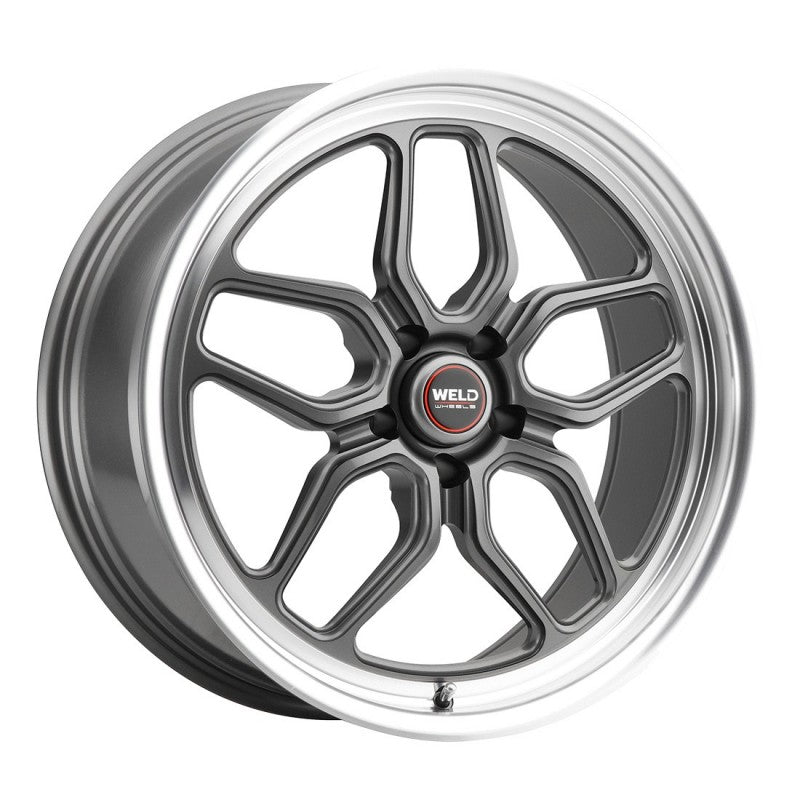 22x10.5 Weld Laguna Gummetal W/ Milled Spoke 5x115 ET+20 BS6.50