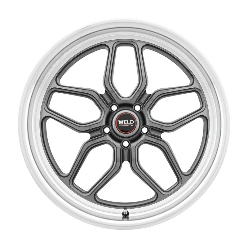 20x10.5 Weld Laguna Satin Gunmetal W/ Milled Spoke 5x115 ET+20 BS6.50