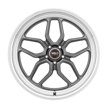 Load image into Gallery viewer, 20x10.5 Weld Laguna Satin Gunmetal W/ Milled Spoke 5x115 ET+20 BS6.50