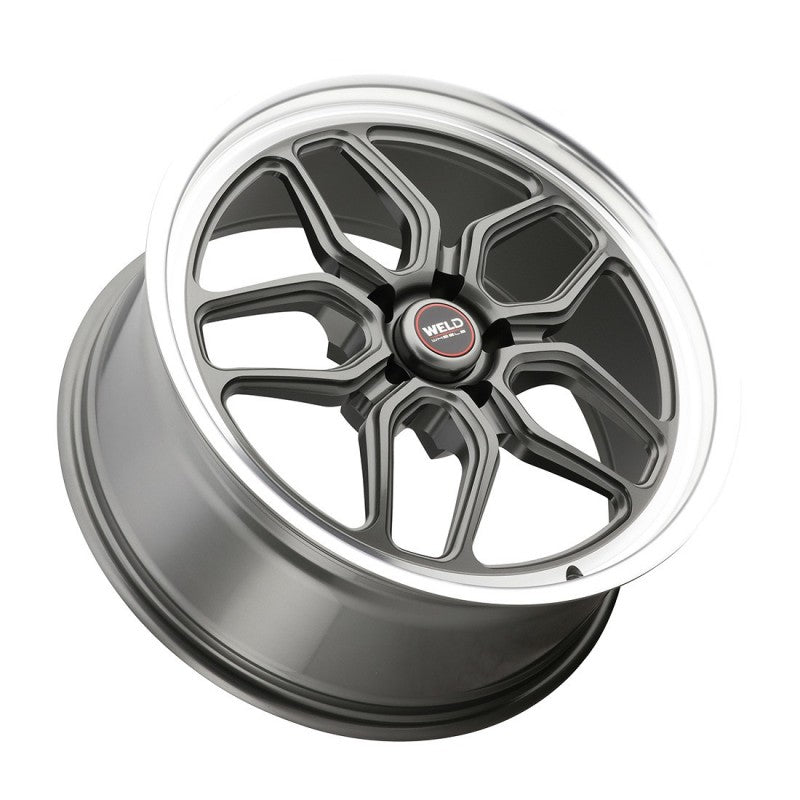 20x9 Weld Laguna Gunmetal W/Milled Spoke 5x115 ET20 BS5.75