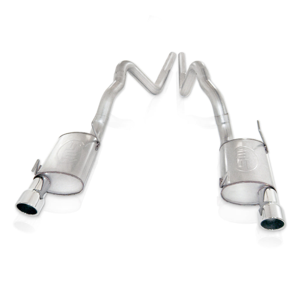 Stainless Works Catback Dual S-Tube Mufflers Performance Connect