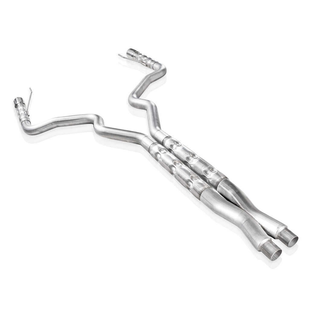 Stainless Works Catback Dual Retro 3" Core Rounds X-Pipe Factory Connect