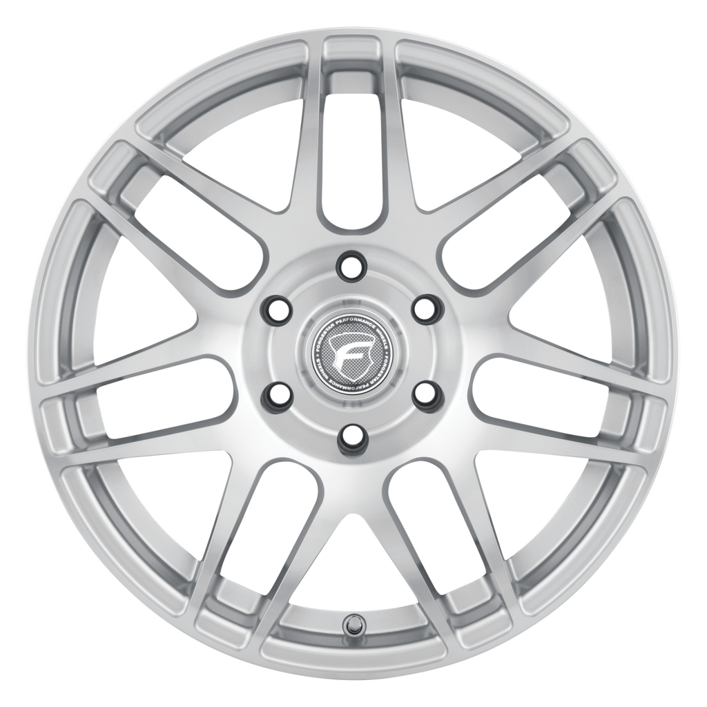 17x9.5 Forgestar F14 Drag 6x135 ET25 BS6.25 Silver Machined