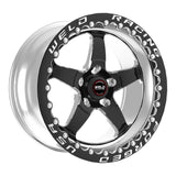 17x10 Weld S71 Beadlock Black Center Polished Shell 5x4.5 ET64 BS8