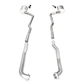 Stainless Works SBC Catback Dual Long Chambered Mufflers Factory Connect