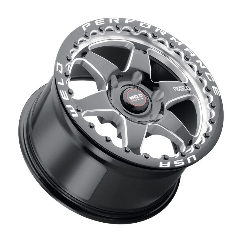 17x10 Ventura 6 Beadlock Gloss Black 6x135 +42 BS7.25