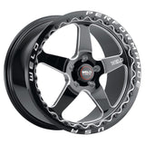 17x10 Weld Ventura Bead Lock Gloss Black W/ Milled Spoke 5x115 +30 BS6.70