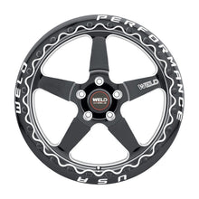 Load image into Gallery viewer, 18x12 Weld Ventura Beadlock Gloss Black W/ Milled Spoke 5x120.65 ET56 BS8.7