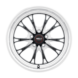 17x10 Belmont Drag Gloss Black W/ Milling 5x114.3 ET49 BS7.42