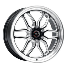 Load image into Gallery viewer, 20x7 Weld Racing Laguna 6 Drag 6x135 ET13 BS4.5 Gloss Black W/Milled