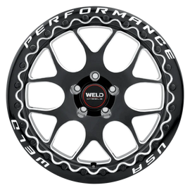 17x10 Solana Beadlock Gloss Black Milled 5x114.3 ET48 BS7.38