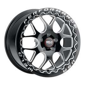 17x10 Solana Beadlock Gloss Black Milled 5x114.3 ET48 BS7.38