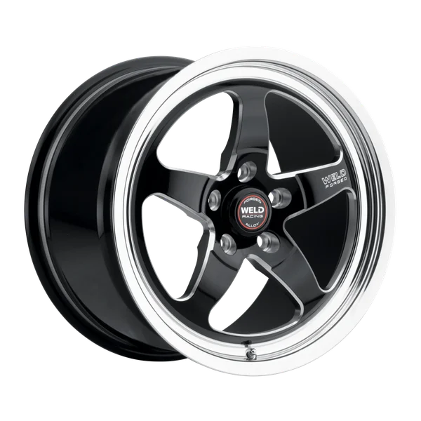 SM71 Weld Racing 15x10 5x114.3 Gloss Black Milled Wheel
