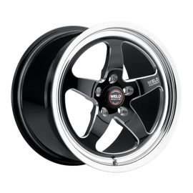 SM71 Weld Racing 15x10 5x114.3 Gloss Black Milled Wheel