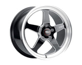 S1558C067N23 18x5 Weld Racing Ventura Drag 5x114.3 ET -23 Gloss Black