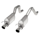 Stainless Works Axleback Dual Turbo S-Tube Mufflers Factory Connect